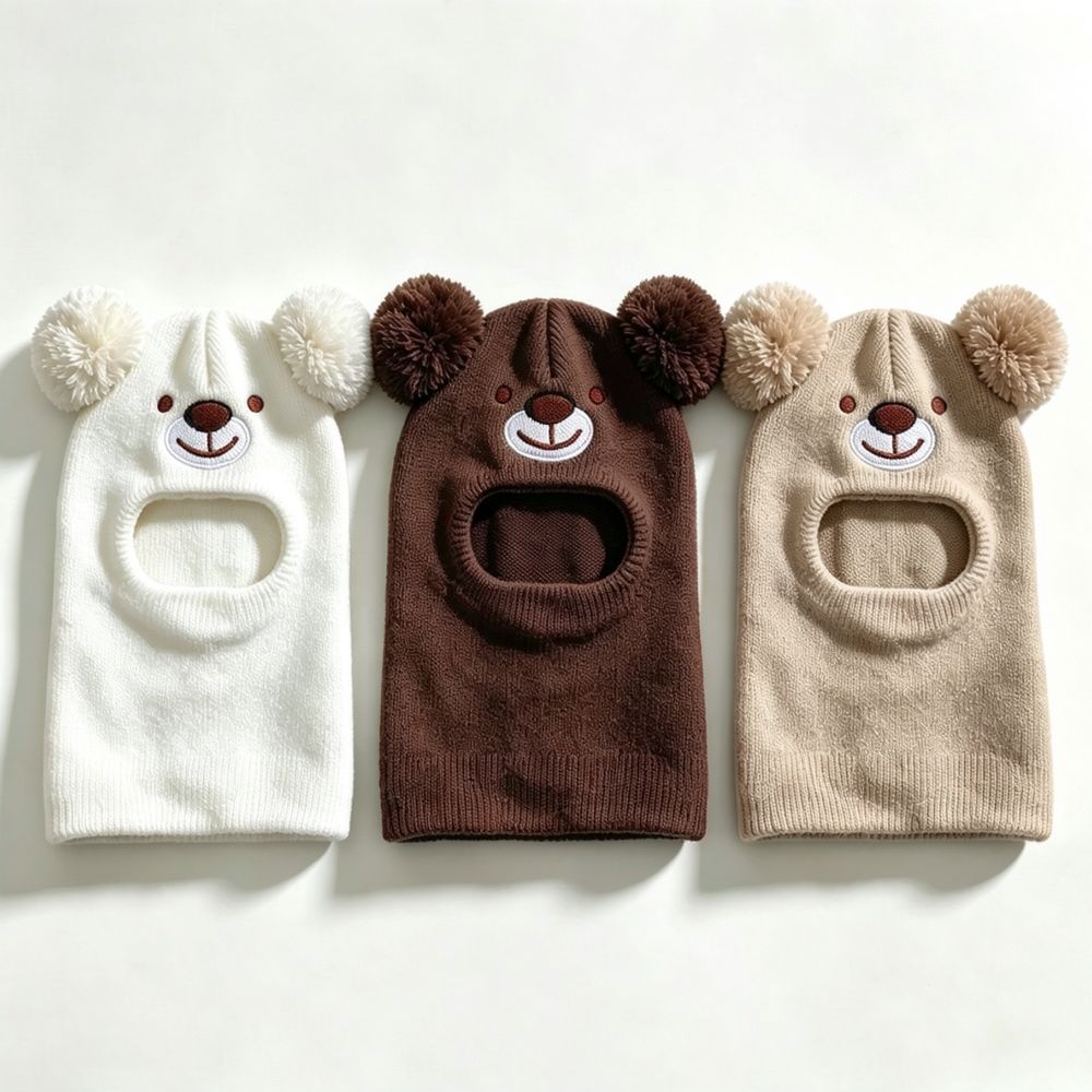 Winter Thickened Baby Cap Bear - Infant Beanie Hat With Ears recension och pris