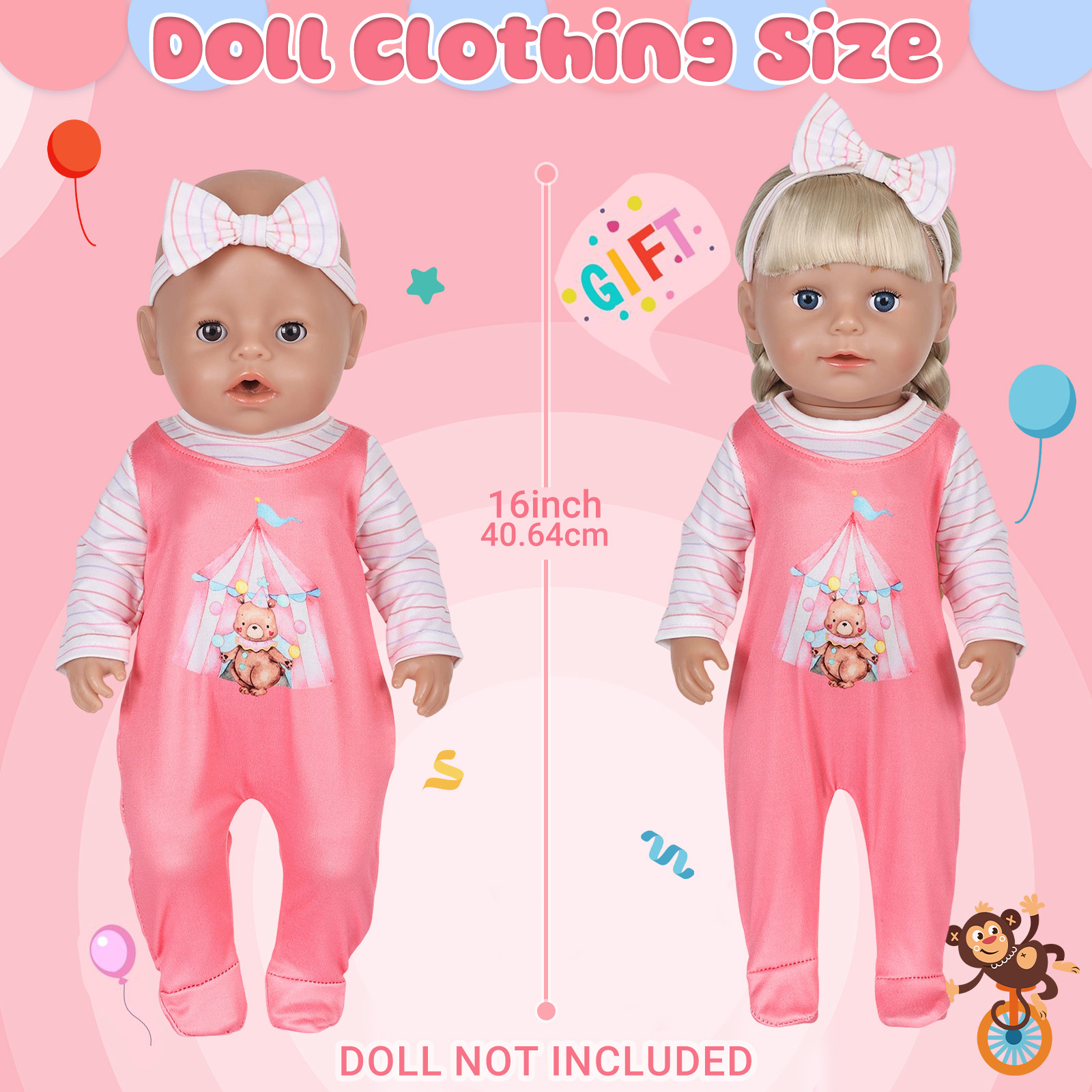 Doll Clothes for 16-18inch 40- - Baby Clothes recension och pris