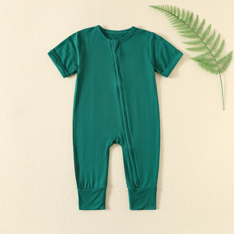 Somenie INS Style Baby Bamboo  - Cotton Baby Onesies Zipper recension och pris