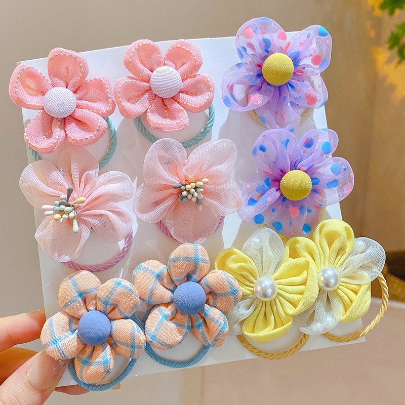 10Pcs Children's Mesh Flower H - Baby Gear recension och pris